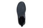 Черные ботинки челси из нубука на подкладке из натуральной шерсти