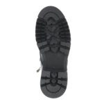 Черные ботинки из кожи на подкладке из натурального меха