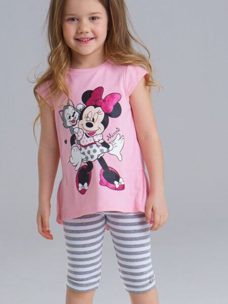 Комплект Disney: футболка, бриджи для девочки