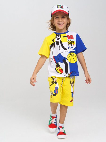 Комплект для мальчика с принтом Disney: футболка, шорты
