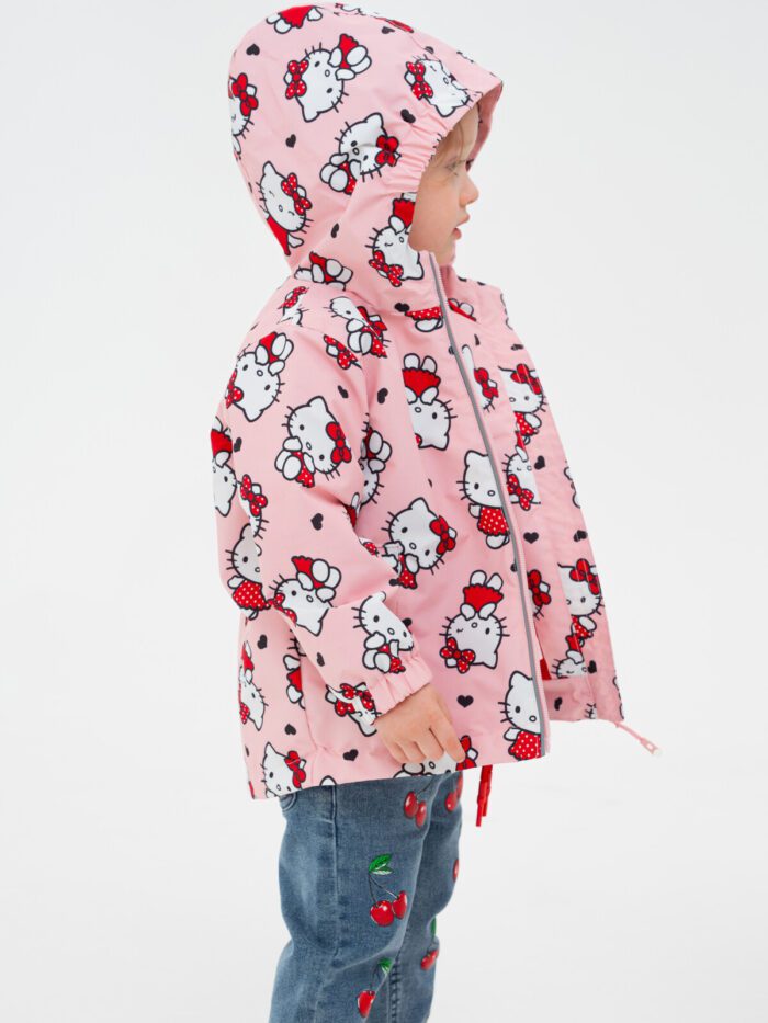 Куртка детская текстильная с полиуретановым покрытием для девочек