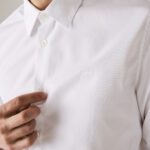 Мужская рубашка Lacoste Classic fit из хлопкового поплина премиум-класса