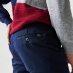 Мужские брюки Lacoste Slim Fit из эластичного габардина