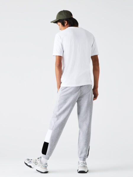 Мужские фирменные флисовые брюки Lacoste для бега