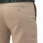 Мужские шорты- шорты Lacoste из льна REGULAR FIT