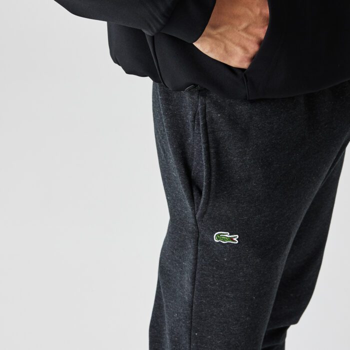 Мужские теннисные спортивные штаны Lacoste SPORT из хлопкового флиса