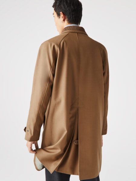 Прямая куртка Lacoste Unisex из смесовой шерсти