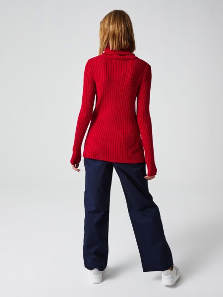 Шерстяной женский свитер Lacoste