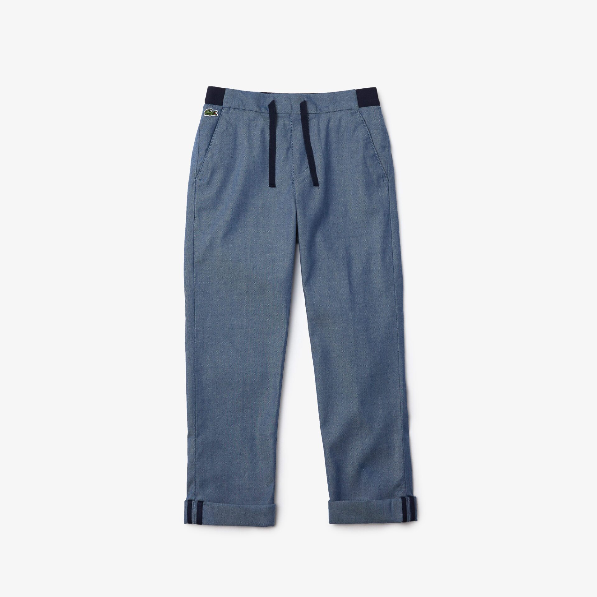 Удобные легкие хлопковые брюки Lacoste для мальчиков