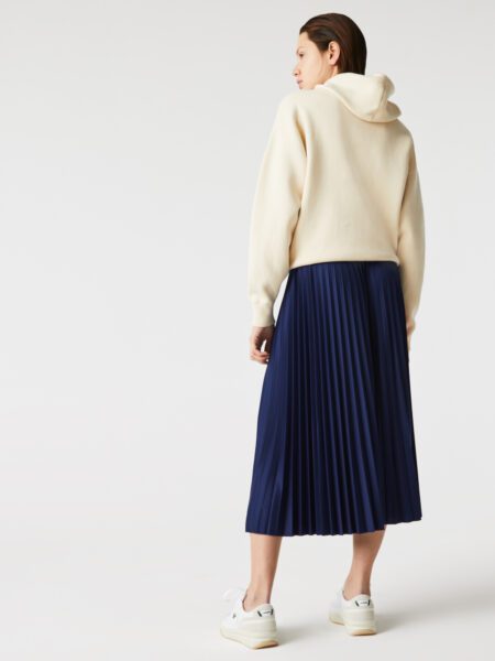 Женская хлопковая юбка Lacoste средней длины