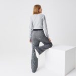 Женские свободные брюки - клёш Lacoste на эластичном поясе