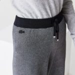 Женские свободные брюки - клёш Lacoste на эластичном поясе