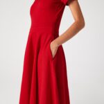 Женское облегающее платье-поло Lacoste из хлопка