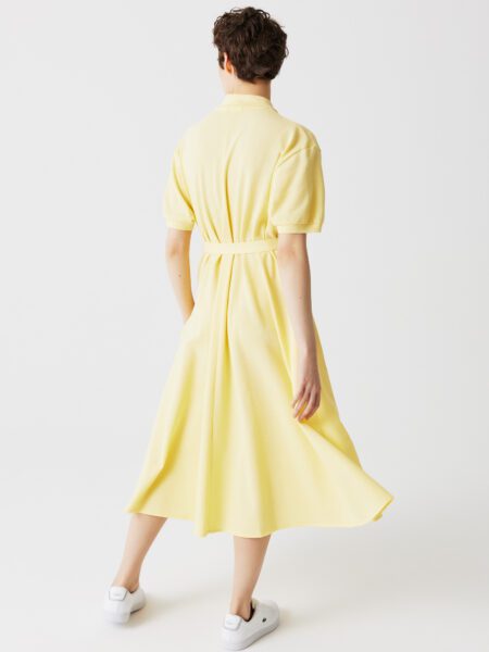 Женское платье-поло Lacoste с поясом
