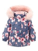 Зимний комплект: куртка, полукомбинезон из мембранной ткани для девочки