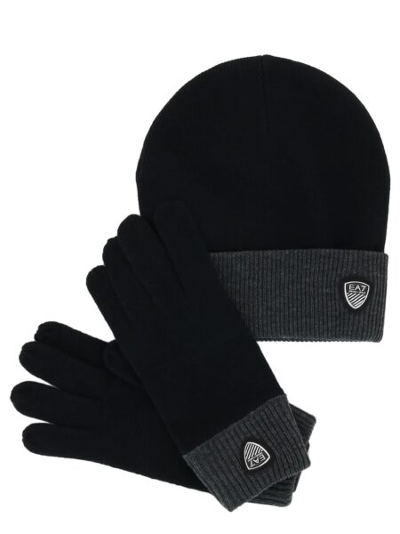 Комплект перчатки шапка EA7