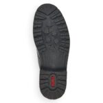 Черные ботинки из кожи на подкладке из натуральной шерсти на шнурках