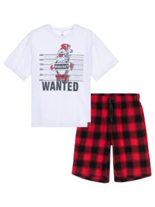 Комплект для мальчиков: фуфайка (футболка) трикотажная, шорты текстильные