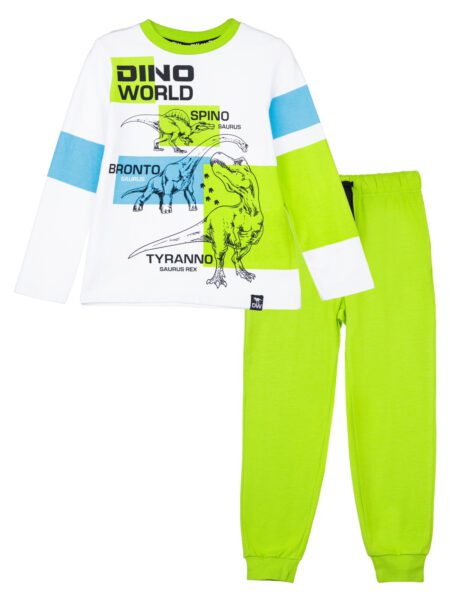 Комплект трикотажный для мальчиков: фуфайка (футболка с длинным рукавом), брюки