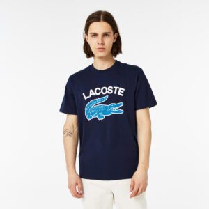Мужская футболка Lacoste Regular Fit XL с принтом