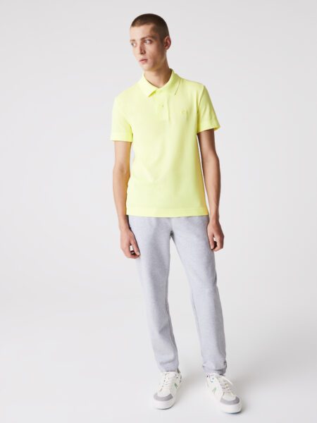 Мужская рубашка-поло Lacoste Slim Fit из органического стрейч-хлопка
