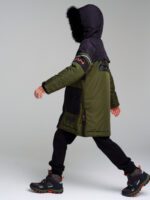 Пальто текстильное с полиуретановым покрытием для мальчиков