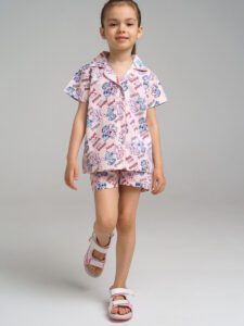 Пижама текстильная для девочки