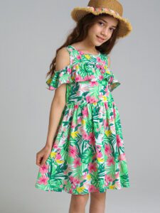 Платье трикотажное для девочки
