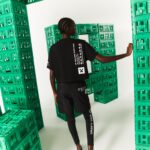 Женская короткая футболка Lacoste L!VE x Minecraft из органического хлопка