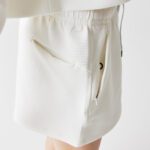 Женские эластичные шорты Lacoste из хлопка