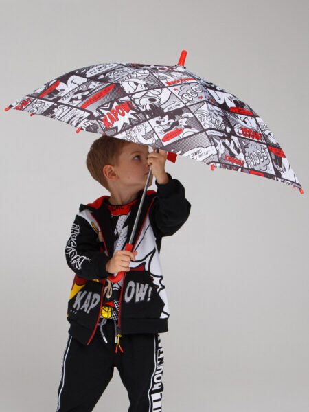 Зонт-трость с принтом Disney механический для мальчика