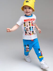 Комплект для мальчика с принтом Disney: футболка, брюки