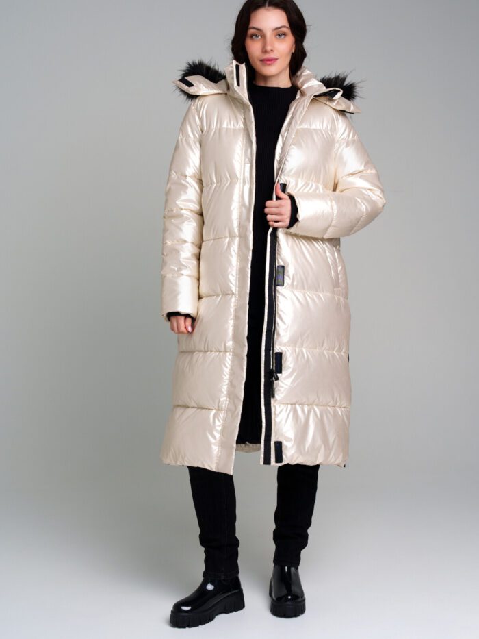 Пальто текстильное с полиуретановым покрытием для женщин