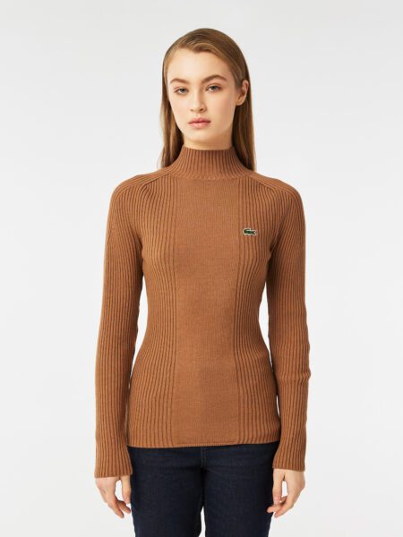 Женский свитер-водолазка Lacoste с длинным рукавом