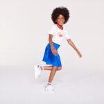 Детская хлопковая мини-юбка Lacoste