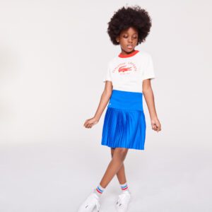 Детская хлопковая мини-юбка Lacoste