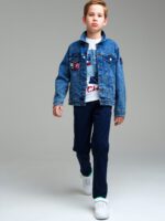 Куртка текстильная джинсовая для мальчиков