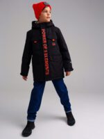Куртка текстильная с полиуретановым покрытием для мальчиков (парка)