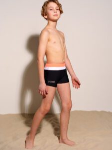 Плавки-шорты трикотажные для мальчиков, короткие