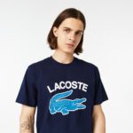 Мужская футболка Lacoste Regular Fit с принтом