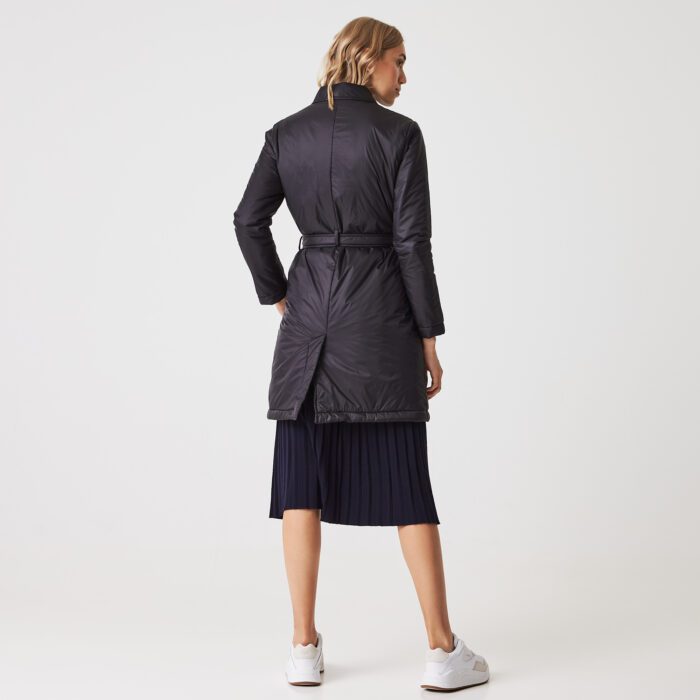 Женская длинная куртка Lacoste с поясом