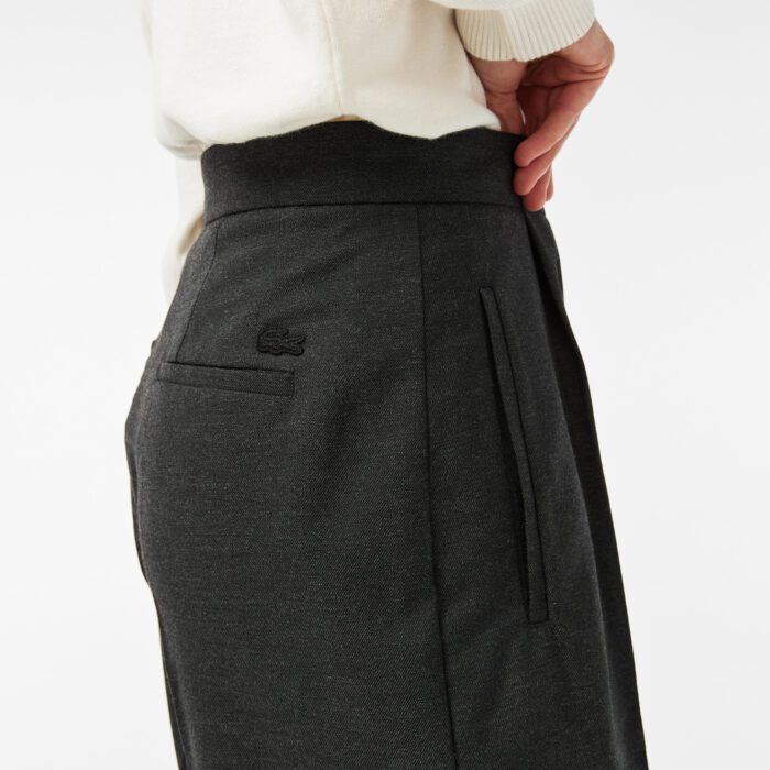 Женские брюки Lacoste из смеси шерсти и вискозы