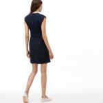 Женское платье Lacoste без рукавов с круглым вырезом
