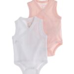 Боди короткий рукав, 2 шт. для новорожденного