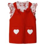 Комплект (футболка+сарафан) для маленькой девочки