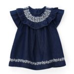 Платье джинсовое для маленькой девочки