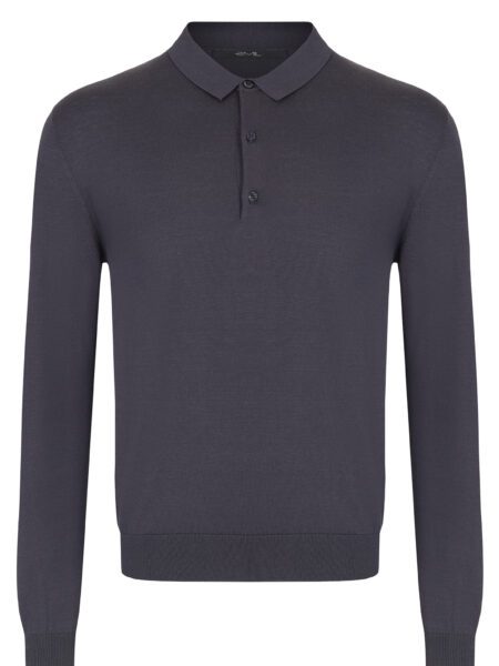 Пуловер BML Base Polo Buttons Neck Long Sleeve, 290133 BML