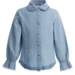 Рубашка с длинным рукавом для девочки