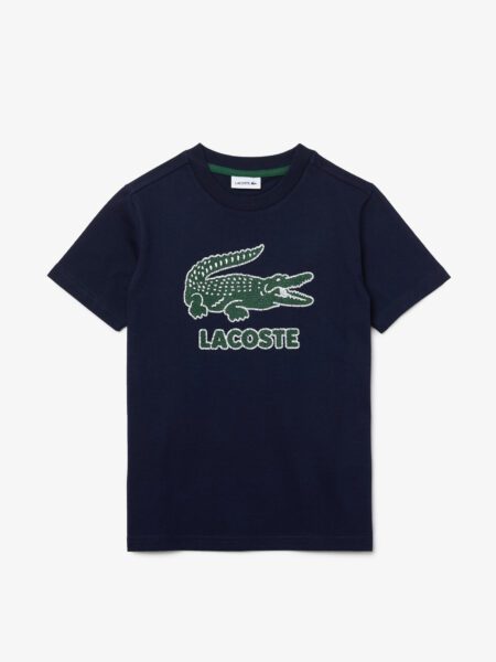 Детская футболка Lacoste с винтажным логотипом