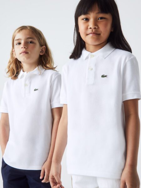 Детское поло  Lacoste из хлопка Pique